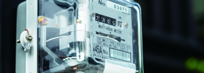 電気メーターの写真