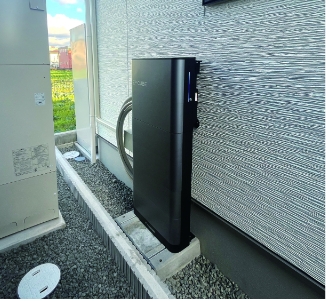 蓄電池設置後の写真